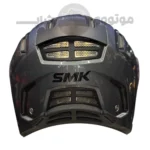 کلاه کاسکت فک ثابت برند smk مدل AGNAR glossy graya