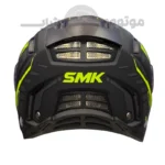 کلاه کاسکت فک ثابت برند smk مدل AGNAR Matte black green line