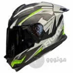 کلاه کاسکت فک ثابت برند استیل برد مدل Matte black white green
