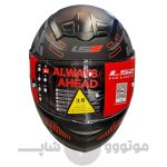 کلاه کاسکت فک ثابت برند ls2 مدل LS2 Rookie Matte black orange