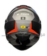 کلاه کاسکت فک ثابت برند ls2 مدل Ls2 ff800gray black orange