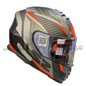 کلاه کاسکت فک ثابت برند ls2 مدل Ls2 ff800gray black orange