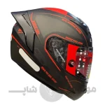 کلاه کاسکت فک ثابت برند ls2 مدل LS2 Rookie Black red
