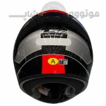 کلاه کاسکت فک ثابت برند ls2 مدل LS2 Rookie Black white red