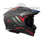 کلاه کاسکت فک جداشو برند راپیدو مدل 890Scorpion Matt black red