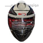 کلاه کاسکت فک متحرک برند ردلاین مدل 960 Matte black gray red