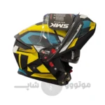 کلاه کاسکت فک متحرک برند SMK مدل GOLLWING Matte mix color