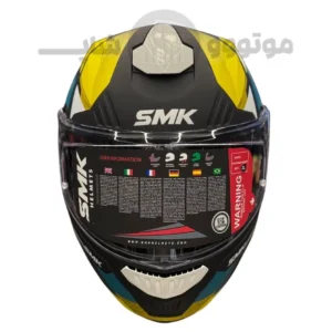 کلاه کاسکت فک متحرک برند SMK مدل GOLLWING Matte mix color