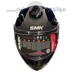 کلاه کاسکت فک متحرک برند SMK مدل GOLLWING Glossy black