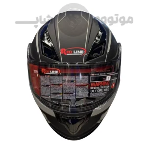 کلاه کاسکت فک متحرک برند ردلاین مدل Matte black gray 939