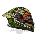 کلاه کاسکت استیل برد مدل sbh61 sxe Glossy army green