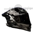 کلاه کاسکت استیل برد مدل sbh61 sxe Glossy black gray