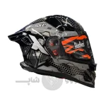 کلاه کاسکت استیل برد مدل sbh61 sxe Glossy black gray