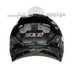کلاه کاسکت استیل برد مدل sbh61 sxe Glossy black gray
