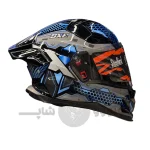 کلاه کاسکت استیل برد مدل sbh61 sxe Glossy blue gray