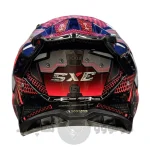 کلاه کاسکت استیل برد مدل sbh61 sxe Glossy gray red