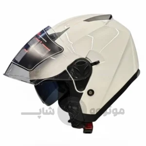 کلاه کاسکت بدون فک برند فلش مدل White