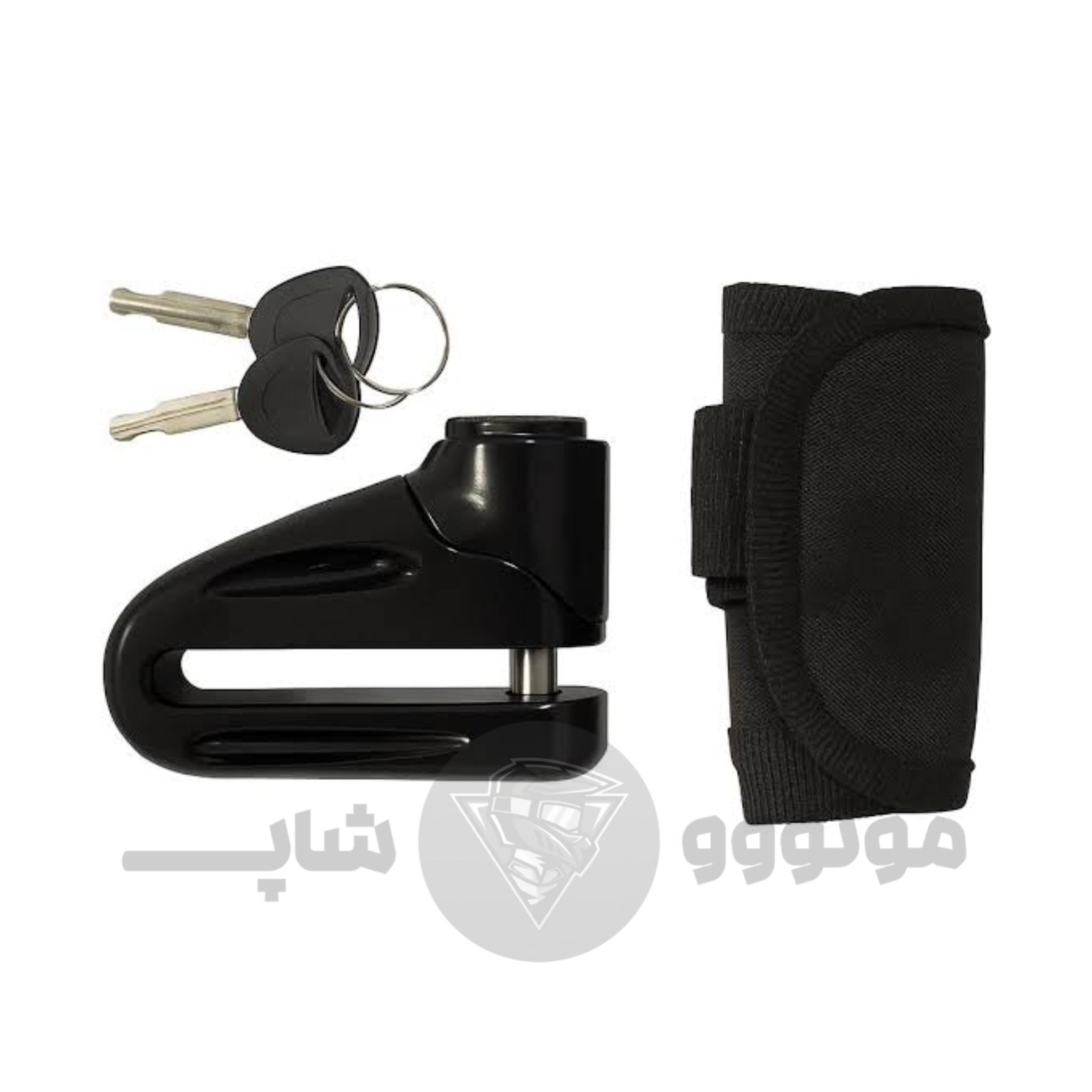 disc-lock-motorcycle-redline-black قفل دیسک موتور سیکلت برند ردلاین مشکی