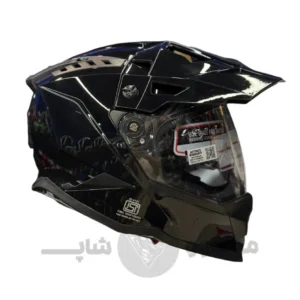 کلاه کاسکت ادونچری برند وگا black glossy