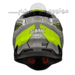 کلاه کاسکت کراسی برند smk مدل gray green