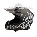 کلاه کاسکت کراسی برند ردلاین مدل matt black white dirt 750