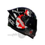 کلاه کاسکت فک ثابت برند ls2 مدل ff300 Glossy mix color 3