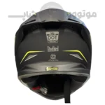 کلاه کاسکت فک ثابت برند استیل برد مدل SBH57 Matte black neon