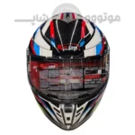 کلاه کاسکت فک متحرک برند ردلاین مدل 960 Glossy White Black Red Blue