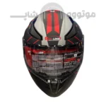 کلاه کاسکت فک متحرک برند ردلاین مدل 960 Matte black Red Gray