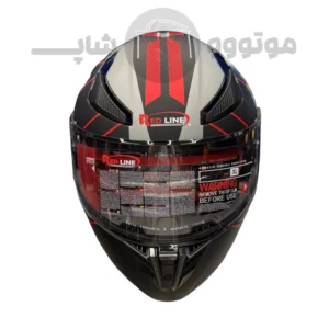 کلاه کاسکت فک متحرک برند ردلاین مدل 960 Matte black Red Gray