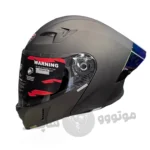 کلاه کاسکت فک متحرک برند استیل برد مدل SB20 Matte Black