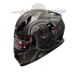کلاه کاسکت فک متحرک برند ردلاین مدل 939 matte black time