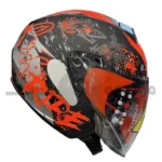 کلاه کاسکت بدون فک برند ls2 مدل Twister Matte Black Red RIDE