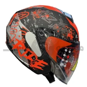 کلاه کاسکت بدون فک برند ls2 مدل Twister Matte Black Red RIDE