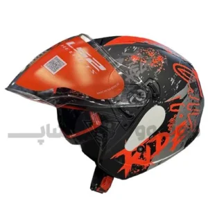 کلاه کاسکت بدون فک برند ls2 مدل Twister Matte Black Red RIDE