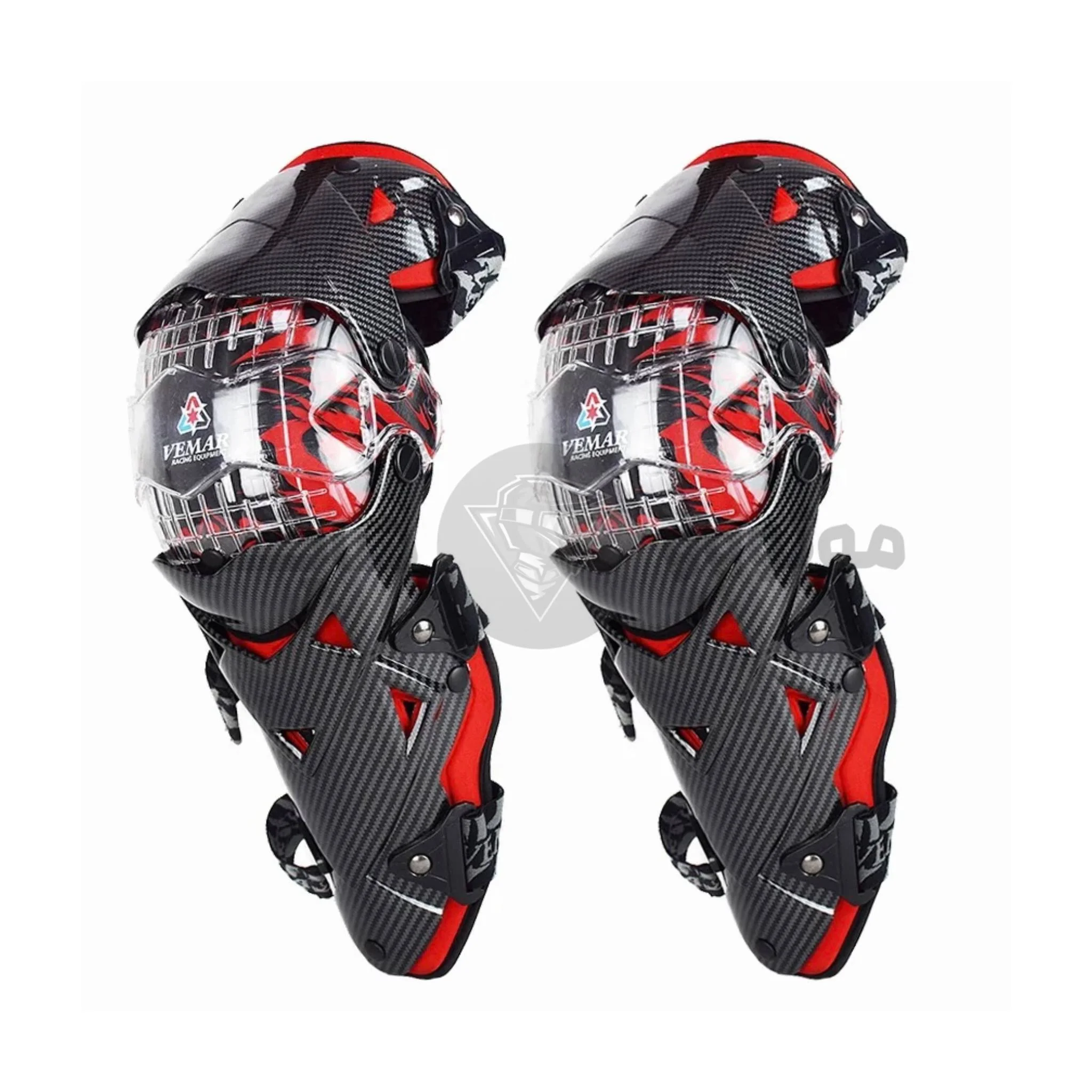 knee-brace-loladar-vemar-black-red زانو بند لولا دار برند ومار مشکی قرمز
