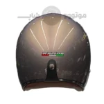 کلاه کاسکت بدون فک وسپایی برند راپیدو Glossy Brown