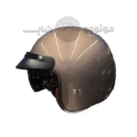 کلاه کاسکت بدون فک وسپایی برند راپیدو Glossy Brown